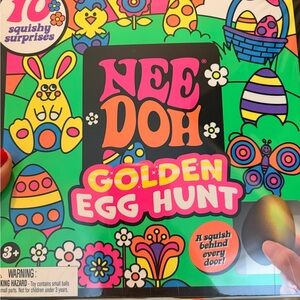 Nee Doh Golden Egg Hunt Squishy Toy